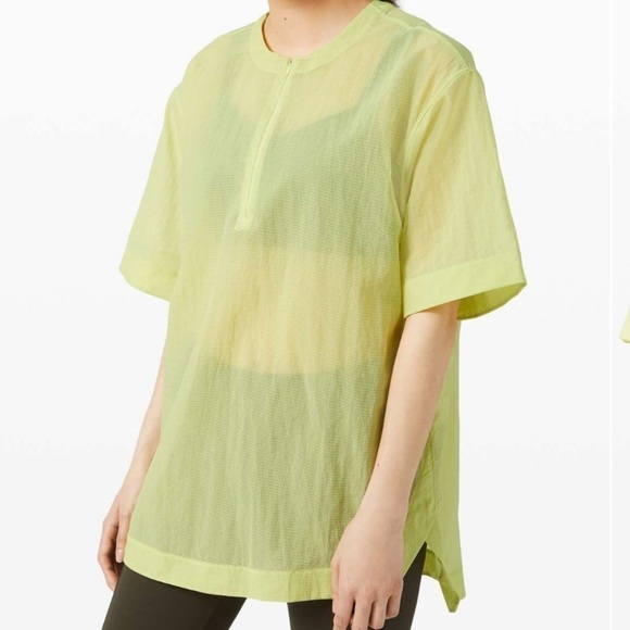 Lululemon Clear Intention Shirt Lemon Vibe Size 2 NWT - Picture 6 of 7